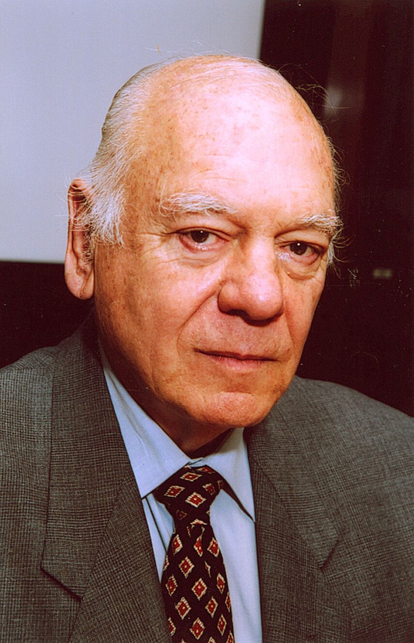 Retrato do Prof. Dr. Irany Novah Moraes, de terno e gravata, em 2006